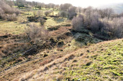Swffryd Colliery tramway, January 2011
